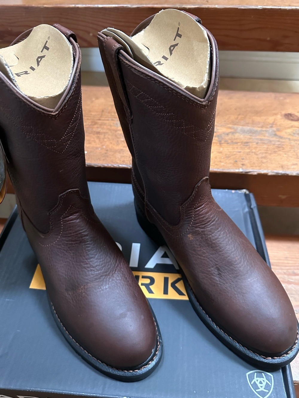 Mens Ariat Sunshine Roper Toe Work Boot - Picture 3 of 6